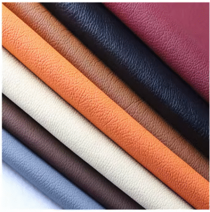 1.3mm Recycled PVC Vegan Faux Eco Leather Synthetic Leather Pu Microfiber Leather Material for Furniture Shoe Sofa