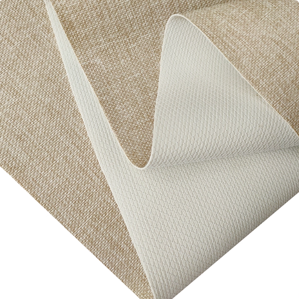 Denim Linen Embossed Faux Leather Wall Covering - Image 4