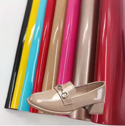 High-Gloss PU Patent Leather (Synthetic Leather) Production Line for Shoe Manufacturing