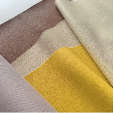 Eco-Friendly Embossed PU/PVC Leather - Abrasion & Stain Resistant for Auto Interiors & Home Furnishings