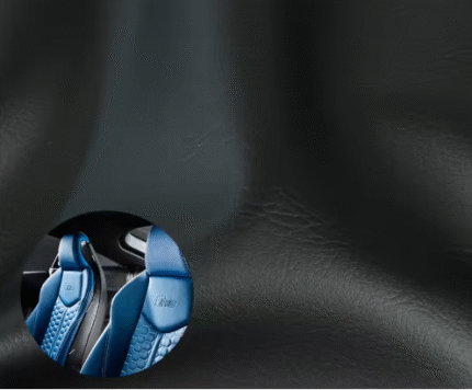 Hot-Sale 1.0mm Natural Grain PVC Leather with Towelling Backing, Designed for Comfortable Car Interiors